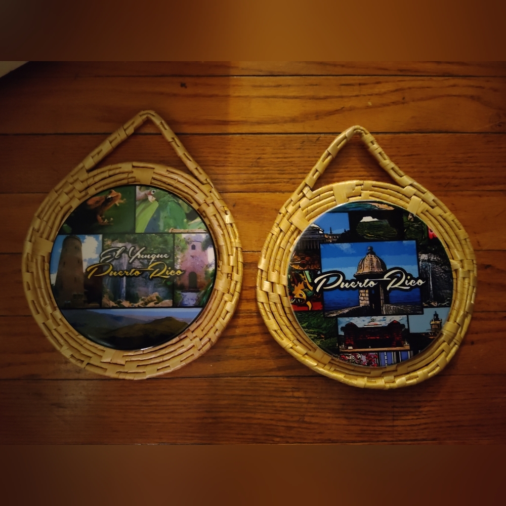 Ceramic on Wicker Puerto Rico Souvenir